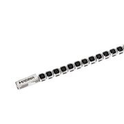 Mabina Bracciale tennis in argento con zirconi neri ottagonali 533978-20